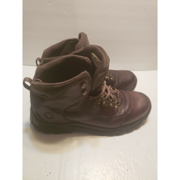 Men\'s Timberland Brown Leather High Top Lace Up Boots Size: 10 M main image 5